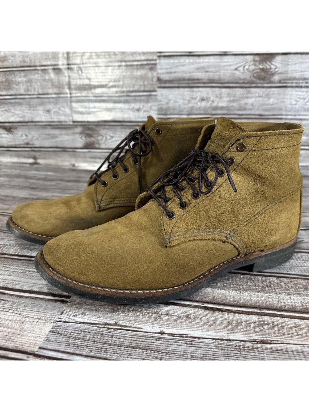 Red Wing 8062 Suede Merchant Boots 9.5 D Color Brown